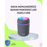 Taşınabilir Hava Nemlendirici – Renkli Işık ve USB Bağlantı ( Lisinya )