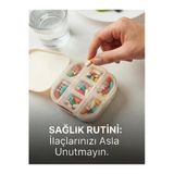 Taşınabilir İlaç Saklama Kutusu Haftalık