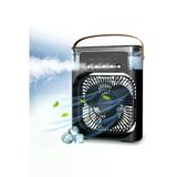 Taşınabilir Işıklı 5 Spreyli Vantilatör Buzlu Buharlı Vantilatör Mini Fan Nemlendirici P83228s3045