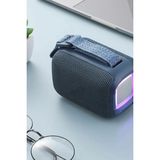 Taşınabilir Kablosuz Bluetooth Hoparlör Tf USB Fm Aux ile LED Işık Süper Bass 339