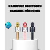 Taşınabilir Karaoke Mikrofon – Bluetooth USB ve Aux Girişli - NEXORA2239-8044 - Çok Renkli