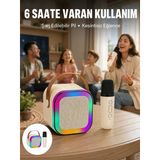 Taşınabilir Karaoke Mikrofon Seti Hoparlörlü Yeni Nesil
