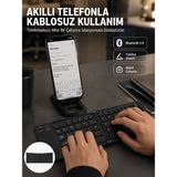 Taşınabilir Katlanabilir Bluetooth Klavye Ios Android Windows Uyumlu - Bayi Depom