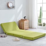 Taşınabilir Katlanır Yatak, Taşınabilir Köpük Katlanır Yatak - Tek Kişilik Futon Yatak, Çıkarılabilir Kılıf, Kaymaz Alt Kısım, Misafirler, Yer Kullanımı, Kamp, Seyahat ve Küçük Çocuklar İçin İdeal