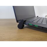 Taşınabilir Küçük Dayanıklı Laptop Standı, 2 Adet, Tüm Modellerle Uyumlu - Antrasit - Seçenek 1