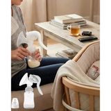 Taşınabilir Manuel Göğüs Pompası Ayarlanabilir Vakumlu 180 ml Şişeli