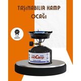 Taşınabilir Metal Gövdeli Kamp Ocağı Seti