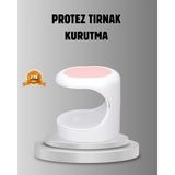 Taşınabilir Mini Oje Kurutma Makinesi 16W Uv LED Hızlı Etkili Kurutucu