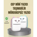 Taşınabilir Mini Termal Yazıcı 200 Dpı Bluetooth Bağlantılı P93767s8362