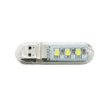 Taşınabilir Mini USB 3 LED Beyaz Lamba 5730 SMD Kamp Stick Led