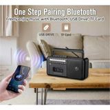 Taşınabilir Müzik Seti Kaset Çalar Fm Radyo USB Mp3 Player Bluetooth Hoparlör Retro Nostalji Radyo