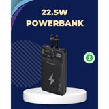 Taşınabilir Powerbank 22.5W Hızlı Şarj Destekli