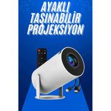Taşınabilir Projeksiyon Ayaklı Projektör Android Uyumlu Hdmı Girişli P204543s9516