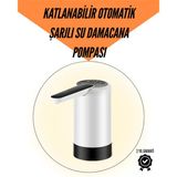 Taşınabilir Şarjlı Damacana Su Pompası Hijyenik Tasarım Mir93620207