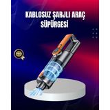 Taşınabilir Şarjlı El Süpürgesi Çok Yönlü Temizlik 5 Başlıklı Numaratör Hediyeli ( Lisinya )