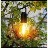 Taşınabilir Şarjlı LED Ampül Outdoor Kamp Bahçe Lambası 10W Askılı Kırılmaz LED Işık ( Lisinya )