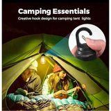 Taşınabilir Şarjlı LED Ampül Outdoor Kamp Bahçe Lambası 10W Askılı Kırılmaz LED Işık - Renkli