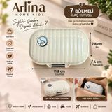 Taşınabilir Seyahat İçin 7 Bölmeli Büyük İlaç Kutusu