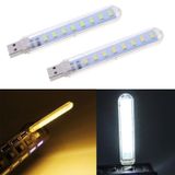 Taşınabilir Usb Led Işık Mini Flash Usb Stick Light 8 Led Sarı