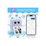 Taşınabilir Yazıcı, Mini Cep Kablosuz Termal Yazıcı Android İos Akıllı Telefonlar İçin Uygun, Bt Mürekkepsiz Baskı, Etiketler, Fişler, Fotoğraflar, Notlar, Öğrenme Go53/05425