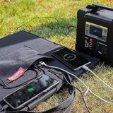 Taşınabilir/Katlanabilir, Çanta Tipi 24V 100W Güneş Paneli - Şarj İstasyonu