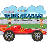 Taşıtlar Serisi - Yarış Arabası Çıkartmalı Etkinlik Kitabı - 2 - 3 Yaş - Çok Renkli