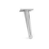 Taşkın Aksesuar Bone X Metal Ayak 15cm Krom Koltuk Puf Dolap Tv Ünite Modern Mobilya Ayağı Komidin Gümüş Konsol