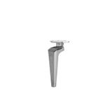 Taşkın Aksesuar Tokyo Metal Ayak 16cm Krom Komidin Koltuk Puf Komidin Dolap Modern Tv Ünite Mobilya Ayağı Gümüş