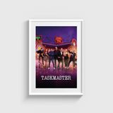 Taskmaster Dizi Posteri Tablo Çerçeveli Poster Duvar Dekorasyonu - 50 x 70 - Beyaz Çerçeveli