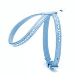 Taşlı Deri Köpek Göğüs Tasması 1,2 X 21-30 Cm Mi
