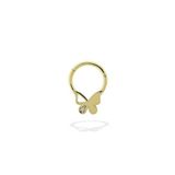 Taşlı Kelebek Motifli Helix Piercing