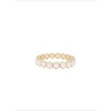 Taşlı Lastikli Gold Bileklik W27BLK005