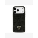 Taşlı Üçgen Logolu iPhone 17 Pro Max Kılıf