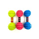 Tasma Market 12CM Halter Zilli Diş Kaşıma Tartar Temizleme Köpek Oyuncağı Seti Mavi-Mor-Yeşil