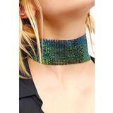TASMA MODEL ZIRH METAL KOLYE MULTİCOLOR