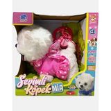 Tasmalı yürüyen köpek sesli (Sarı-Ekru)