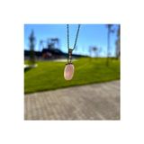 Taşmeran Pembe Kuvars Kolye Tky0418