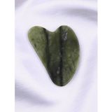 Taşmir Gerçek Yeşim Doğal Taş Gua Sha Yüz Jade Masaj Taşı