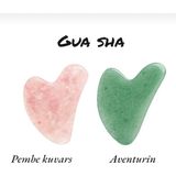 Taşmir Pembe Kuvars & Aventurin Gua Sha Masaj Taşı