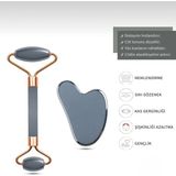 Taşmir Terahertz Gua Sha & Roller Masaj Aleti Seti