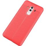 Tasopay Huawei Mate 10 Pro Uyumlu Kılıf Deri Silikon Yüzey Darbe Korumalı Soft Yapı Case Cover Çiziklerden Kirden ve Darbeden Korumalı Kılıf - Kırmızı