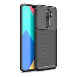 Tasopay Oppo A5 2020 Uyumlu Kılıf Karbon Dizayn Special Seri - Siyah