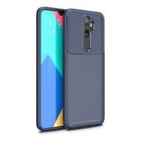 Tasopay Oppo A9 2020 Uyumlu Kılıf Karbon Dizayn Special Seri - Lacivert