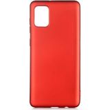 Tasopay Samsung Galaxy A02S Uyumlu Kılıf Darbe Korumalı Esnek Sturdy Strong Case - Kırmızı