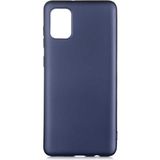 Tasopay Samsung Galaxy A02S Uyumlu Kılıf Darbe Korumalı Esnek Sturdy Strong Case - Lacivert