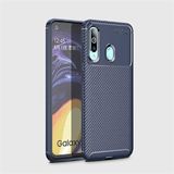 Tasopay Samsung Galaxy A20S Uyumlu Kılıf Karbon Dizayn Special Seri - Lacivert