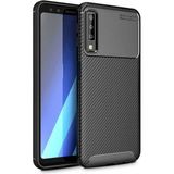 Tasopay Samsung Galaxy A7 2018 Uyumlu Kılıf Karbon Dizayn Special Seri - Siyah