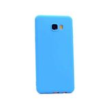Tasopay Samsung Galaxy C7 Uyumlu Kılıf Darbe Korumalı Esnek Sturdy Strong Case - Mavi