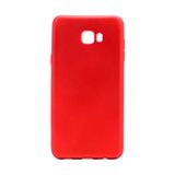Tasopay Samsung Galaxy C9 Pro Uyumlu Kılıf Darbe Korumalı Esnek Sturdy Strong Case - Kırmızı