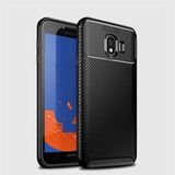 Tasopay Samsung Galaxy J4 Uyumlu Kılıf Karbon Dizayn Special Seri - Siyah